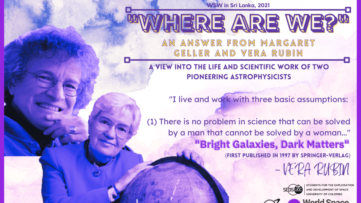 “Where are we?”: An Answer from Margaret Geller and Vera Rubin